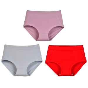 100% coton biologique coupe haute culotte élégante conception d'impression de haute qualité décontracté respirant tendance en gros pour les femmes - Product Image 6