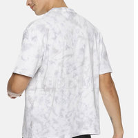 T-shirt en tricot léger délavé à l'acide, séchage rapide, nouvelle mode, usage extérieur, 100 % coton, personnalisez votre design