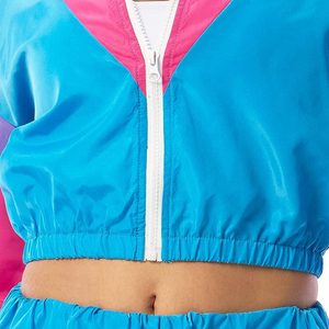 Offre Spéciale femmes réfléchissant coupe-vent survêtements ensemble imperméable Jogging Sport coupe-vent pour l'hiver en gros marque unie - Product Image 4