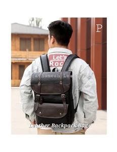 Diseñador clásico hecho a mano de cuero mochila bolsa seguro amplio negocio directo de fábrica precio al por mayor descuentos a granel moda - Product Image 6