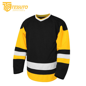 Uniforme de hockey sobre hielo de alta calidad, ropa deportiva, 100% poliéster, ligero, logotipo personalizado y nombre del equipo Oem - Product Image 4