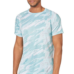 Camiseta de sublimación para hombre 100% algodón de manga corta de fabricante OEM teñido liso con colores personalizados - Product Image 3