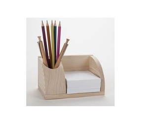 Customizable High-End Creative Solid Wood Pen Holder <b>Foldable</b> Design Handmade Lacquer Finish Modern Square Design Multi-Purpose - Product Image 4