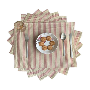 Braided Beige <b>White</b> Cotton Jute Placemat 30x45cm Lightweight <b>Dining</b> <b>Table</b> Mat ISO Certified India Manufactured for Wholesale - Product Image 3