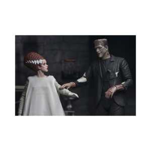 Monstruos Universales: La Novia de Frankenstein, Paquete de 2 Figuras de Plástico Nuevas, Diseño de Personajes de Dibujos Animados para Coleccionar, Accesorio de Anime en Caja - Product Image 4