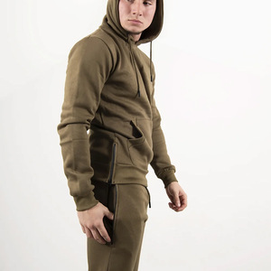 Chándal de algodón de alta calidad personalizado para hombre, Conjunto de sudadera con capucha y Jogger, jersey de gran tamaño, sudaderas con capucha, pantalones de chándal lavados, conjunto de 2 piezas para hombre - Product Image 2