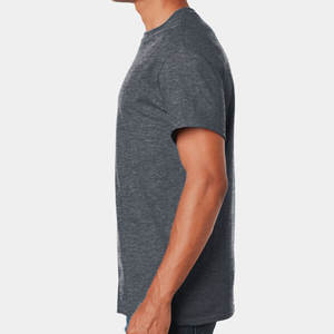 Camisetas de Cuello Redondo Ajustadas con Logotipo Personalizado de Moda, Camisetas de Algodón de Alta Calidad con Estampado Tricapa, Último Diseño - Product Image 3