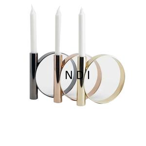 Accesorios de decoración para fiesta de Navidad, gran oferta, portavelas votivo, soporte curvo a mano, portavelas de Metal decorativo - Product Image 1