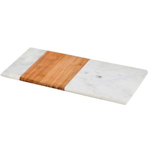 Tabla de cortar de mármol de madera rectangular, diseño ecológico, accesorios de utensilios de cocina de alto estándar, tabla de servir para el hogar - Product Image 1