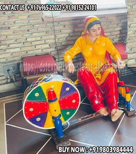 Estatuas pequeñas centros de mesa para decoración de mesa estatuas Punjabi Bhangra para decoración estatuas pequeñas FRP para Decoración - Product Image 6