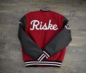 Veste Varsity Letterman à manches en cuir pour hommes, vestes universitaires Letterman pour joueur d'université, vente en gros de 2023 - Product Image 2