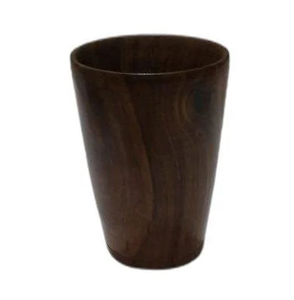 Nouveau design verre à eau en bois jus de fruits lait verre en bois dernier design noir en bois verre simple qualité supérieure prix bon marché - Product Image 1