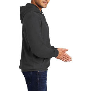 Sweat à capuche personnalisé de bonne qualité Pull complet Sweat à capuche surdimensionné pour hommes Streetwear Sweat à capuche uni de haute qualité à impression bouffante 3D - Product Image 3