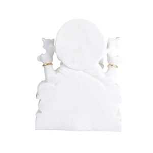 Hot Sale Handmade Eco-Friendly Pure Marble Lord Ganesha Sculptures Artistic Hindu Sculpture for Meditation Positivity Worldwide - Product Image 4