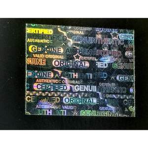 Autocollants personnalisés en aluminium holographique authentique Spick Global, 5 mm x 160 mm, adhésif permanent imperméable pour la promotion - Product Image 2