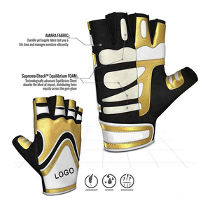 ถุงมือแข่งรถมอเตอร์ไซด์ครึ่งนิ้วสำหรับผู้ชายและผู้หญิงถุงมือหนังเจลกันลื่นดีไซน์โลโก้ออกแบบได้ตามต้องการ - Product Image 3