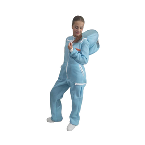 Traje de abeja protector de uso diario con bolsillos grandes y mono de trabajo con costuras reforzadas antiestáticas transpirables - Product Image 1