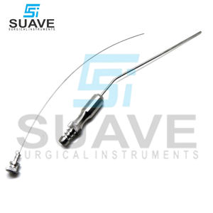 Tubos de succión Frazier de acero inoxidable, instrumentos de Neurocirugía de diagnóstico médico ENT de SUAVE, 8 Uds. - Product Image 5