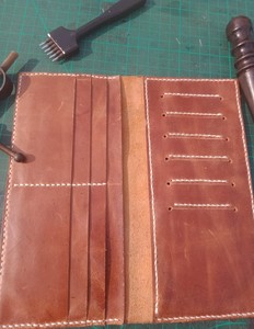 Portefeuille en cuir intelligent pour homme sur mesure en gros, design minimaliste fin, fermeture ouverte, fonction RFID, porte-cartes de crédit en polyester Candy - Product Image 3