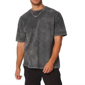 เสื้อยืดสกรีนลายตามสั่งพิมพ์ลายตามสั่งได้สำหรับทั้งชายและหญิงเสื้อยืดเปิดไหล่ผ้าฝ้ายสีดำสไตล์วินเทจไซส์ใหญ่พิเศษ - Product Image 4