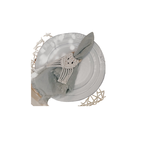 Ensemble de décoration d'intérieur en macramé, porte-serviettes perlé pour la décoration de table, porte-vêtements pour la vaisselle et les accessoires de cuisine - Product Image 6