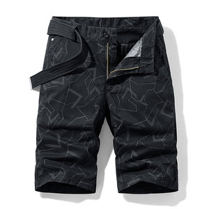 EXPANZA Pantalones Cortos Casuales de Lona para Hombre, Estilo Urbano, Cintura Elástica, Transpirables, Diseño Personalizado, Color Sólido, Calidad OEM - Product Image 2