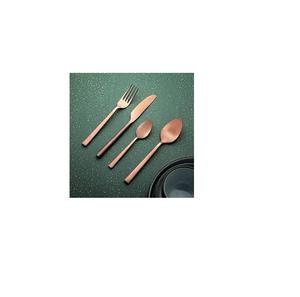 Stainless Steel <b>Knife</b> Fork Spoon Flatware Wedding Mirror Polish Rose Gold Eco-friendly Durable Modern Gift <b>Box</b> Set - Product Image 1