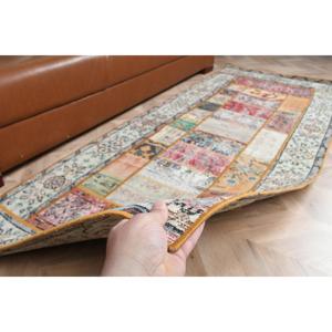 Vintage 2.9x7.4 ft Rug, <b>Runner</b> Turkish Rug, <b>Red</b> Orange Floral Rug - Product Image 5