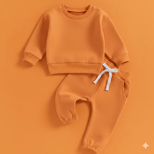 Conjunto de Ropa de Algodón para Bebé, Sudadera Suave y Pantalones Deportivos - Product Image 2