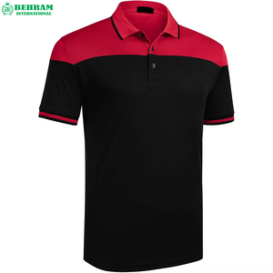 เสื้อโปโลชายสีดำเหลืองแบรนด์ Behram International แขนสั้น ทรงปกติ พิมพ์ลายโลโก้ด้านหน้า สวมใส่สบายๆ ได้ทั้งชายและหญิง สีพื้น - Product Image 6
