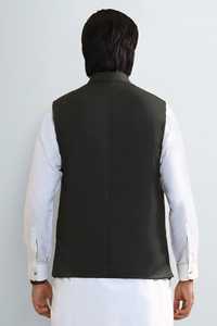 Chaleco Formal sin Mangas para Hombre, Hecho a Mano, Tradicional, Transpirable, 100% Algodón Orgánico, para Uso Diario, Venta al Por Mayor - Product Image 3