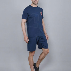 Conjunto de Camiseta y Pantalones Cortos de Verano para Hombre, Tallas Grandes, 100% Algodón de Alta Calidad - Product Image 2