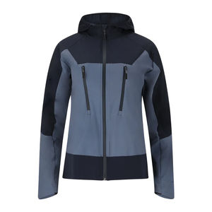 Vente en gros de veste softshell décontractée pour hommes coupe-vent pour les sports d'extérieur et le travail coupe-vent extensible utilitaire de marque - Product Image 4