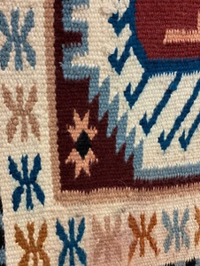 Manta de sillín de lana tejida personalizada de alta calidad para montar en el oeste para jinetes y tiendas de tachuelas - Product Image 2