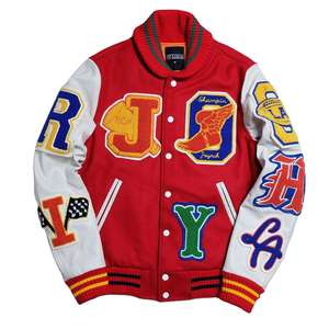 เสื้อแจ็กเก็ตเสื้อแขนยาวหนังที่มีคุณภาพสูงให้การตกแต่งภายในที่นุ่มนวลสวมใส่ได้พอดีเรียบเนียนดูมีสไตล์ - Product Image 5