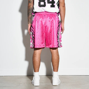 Pantalones cortos de playa con estampado de lujo para hombre, pantalones cortos informales para correr, gimnasio, movimiento, surf, comodidad, cintura elástica, pantalones cortos de secado rápido - Product Image 3