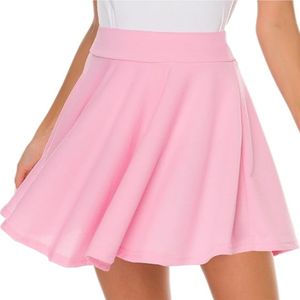 Mini-jupe plissée taille haute élastique pour femme, couleur unie, style sportif et ajusté, avec poche écologique - Product Image 5