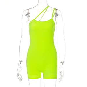 Grande taille moulante femmes une pièce Streetwear dos nu barboteuses et combishorts tenue féminine chaude dans un style maigre - Product Image 5