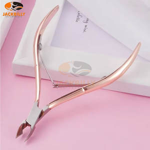 Suministros profesionales de belleza para uñas de todos los colores, recortador de cutículas de acero inoxidable y empujadores de uñas - Product Image 4