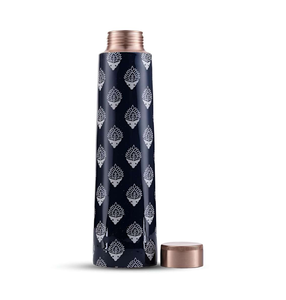 Lightweight Pure Copper Printed Water <b>Bottle</b> Customizable Logo Design Premium Packaging for <b>Drinking</b> Copper <b>Bottle</b> - Product Image 1