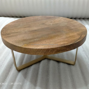 Nuevo soporte de madera para pasteles, decoración de fiesta de cumpleaños, celebración de boda, soporte para servir pasteles para postre, fiesta de boda dulce - Product Image 5