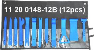 ITA Tools Kit de 12 outils de démontage de garnitures et de panneaux composites (Rouge/Bleu) à commande manuelle, emballé dans une pochette en nylon, boîte blanche - Product Image 6