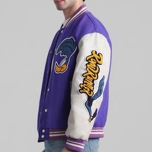 Chaqueta Universitaria Ligera para Hombre, la Más Vendida, Fabricada en Pakistán, Chaqueta de Béisbol Varsity para Hombre, Ropa Urbana, en Cantidad al por Mayor - Product Image 2