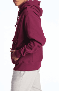 2024 Fashion Custom Design Logo 3D <b>Quarter</b> <b>Zip</b> Solid 100% Cotton <b>Fleece</b> Unisex Thermal Printing Hoodie - Product Image 4