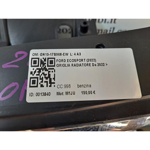 กระจังหน้ารถฟอร์ด อีโค่สปอร์ต รุ่น GN15-17B968-EW (12>) - Product Image 4