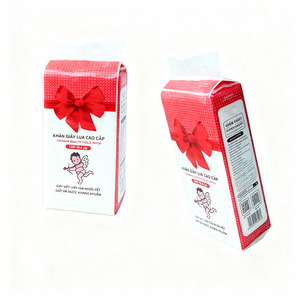 Boîte de mouchoirs faciaux durables en papier recyclé ultra doux et absorbant pour la maison, le bureau, l'hôtel et les marchés écologiques - Product Image 1