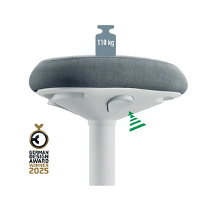 Sgabello Ergo Active Grigio Chiaro - Product Image 4
