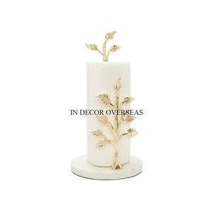 ที่ใส่กระดาษเช็ดมือโลหะพร้อมลายดอกไม้ทำจากเงินเงางาม - Product Image 6