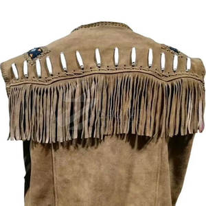 2025 último diseño transpirable Chaleco de cuero de vaquero buena calidad personalizado más vendido Chaleco de invierno al por mayor - Product Image 5