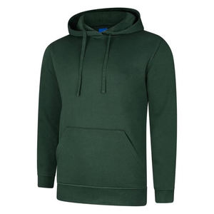 Sweats à capuche à manches longues pour hommes de qualité supérieure 100% coton, couleur unie, manches longues pour l'hiver avec logo personnalisé - Product Image 2